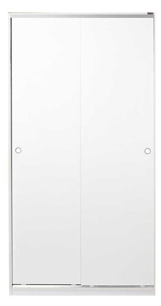 Dulap Haine Adore cu 2 usi glisante si 6 compartimente, Alb, 94x182x52 cm