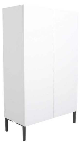 Dulap Multifunctional Adore Pool cu 2 usi si 6 rafturi, Alb, 72x119x34 cm