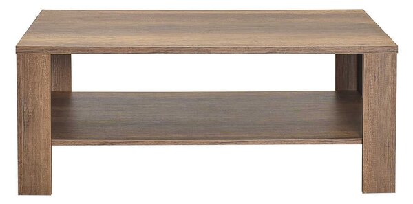 Masuta Cafea Rectangular Adore Living, Alb - Maro, 110x42x65 cm