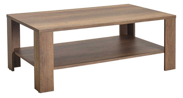 Masuta Cafea Rectangular Adore Living, Alb - Maro, 110x42x65 cm