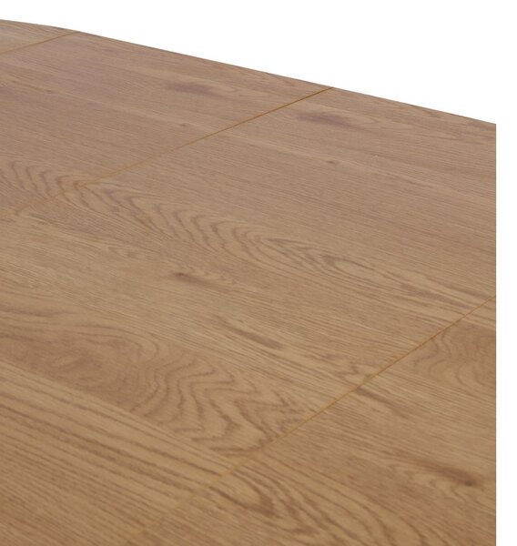 Masă rotundă extensibilă Enzo M Plus, stejar sălbatic (100-180 cm)