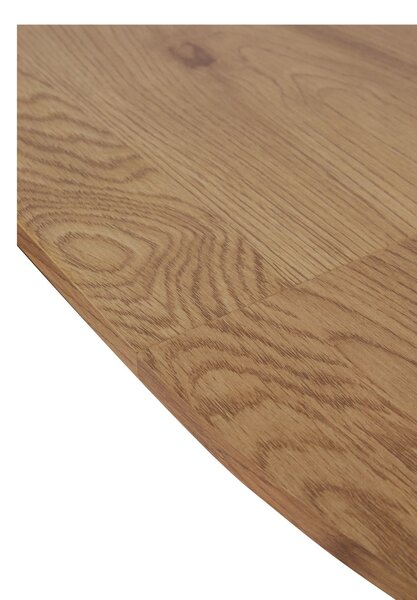 Masă rotundă extensibilă Enzo M Plus, stejar sălbatic (100-180 cm)
