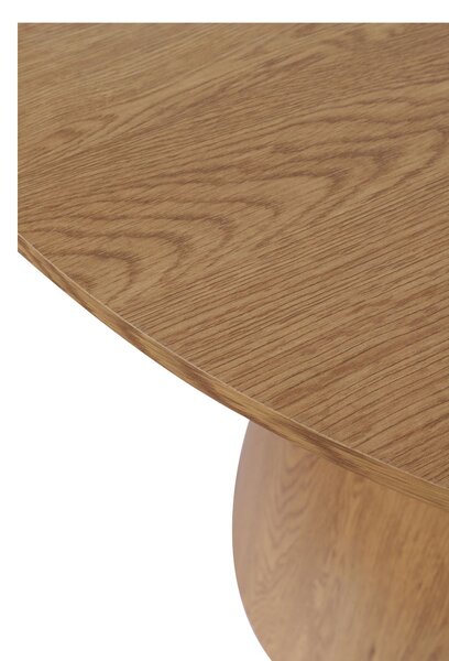 Masă rotundă extensibilă Enzo M Plus, stejar sălbatic (100-180 cm)
