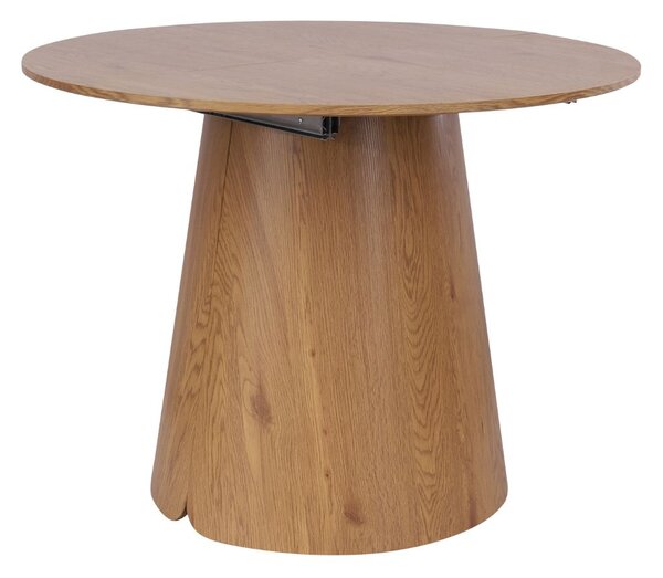 Masă rotundă extensibilă Enzo M Plus, stejar sălbatic (100-180 cm)