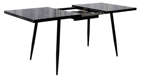 Masă extensibilă Lisabona Negru Marmorat