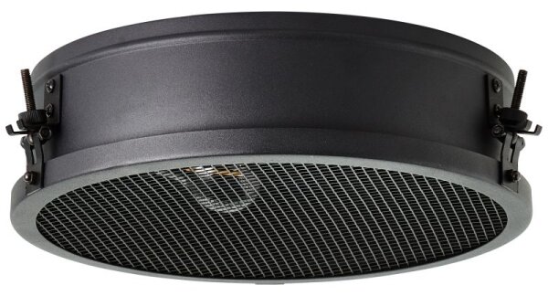 Brilliant - Plafonieră ZOIS 2xE27/28W/230V diam. 34 cm negru