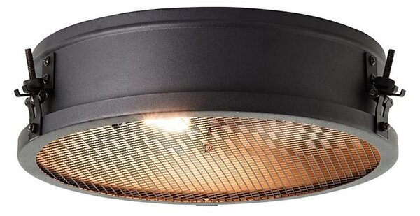 Brilliant - Plafonieră ZOIS 2xE27/28W/230V diam. 34 cm negru