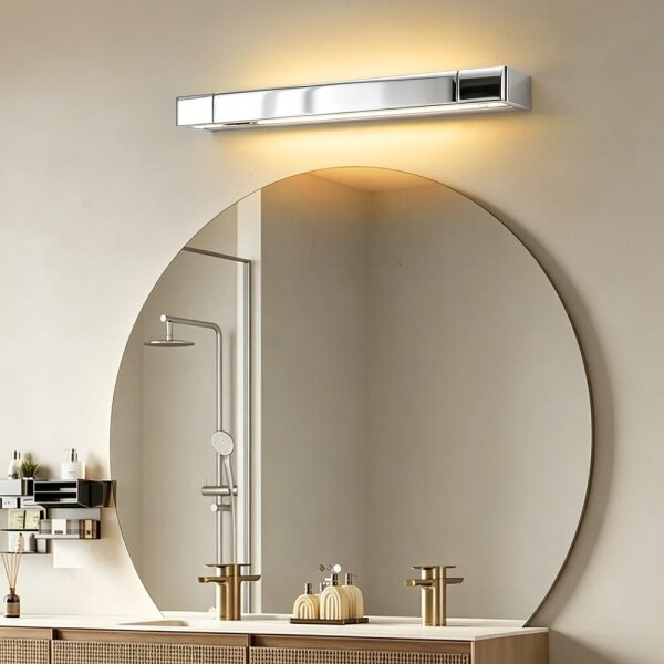 Brilagi - Iluminare LED pentru oglinzi de baie AQUA LINE LED/12W/230V 45 cm IP44 crom lucios