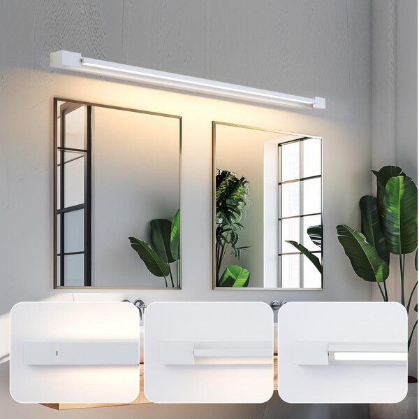 Brilagi - Iluminare LED pentru oglindă de baie AQUA LINE, 28 W, 230 V, 100 cm, IP44, alb
