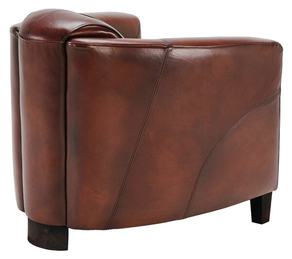 Fotoliu coupé din piele DarkBrown