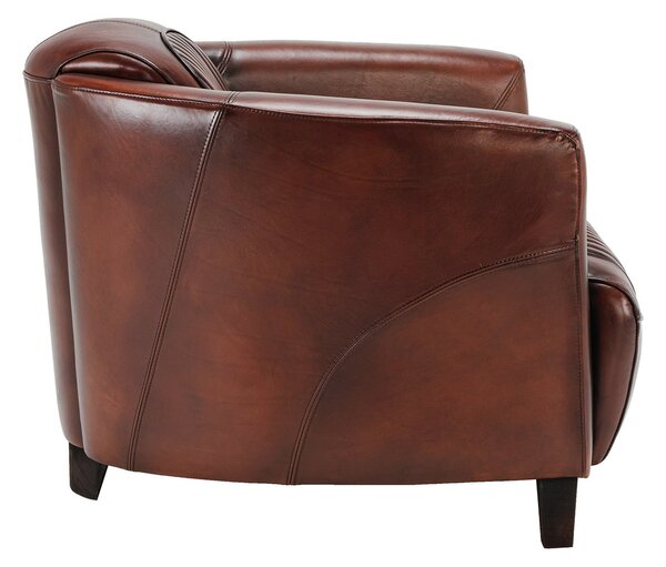 Fotoliu coupé din piele DarkBrown
