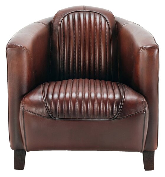 Fotoliu coupé din piele DarkBrown