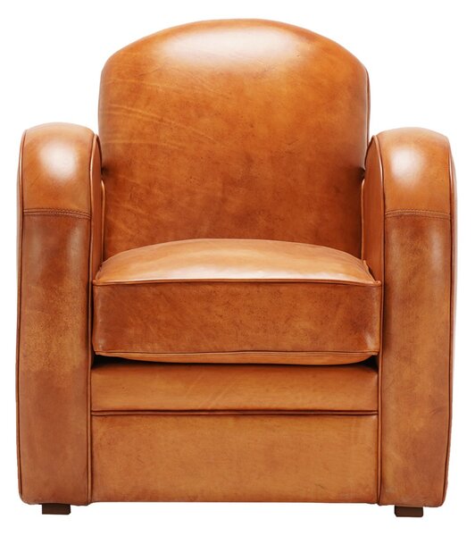 Fotoliu din piele Lessing DarkBrown