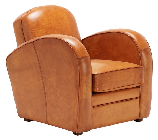 Fotoliu din piele Lessing DarkBrown