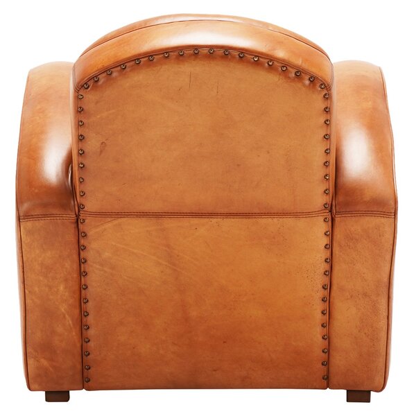 Fotoliu din piele Lessing DarkBrown