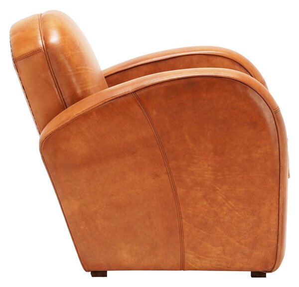 Fotoliu din piele Lessing DarkBrown