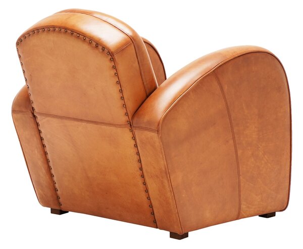 Fotoliu din piele Lessing DarkBrown