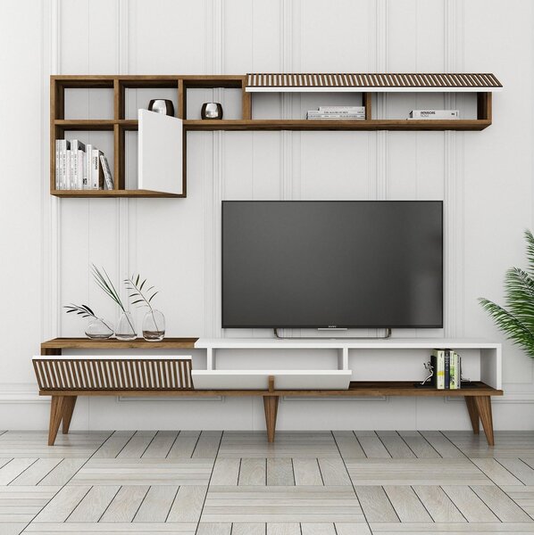 Set mobilier living Millano 1 (nuc + alb). 1102359