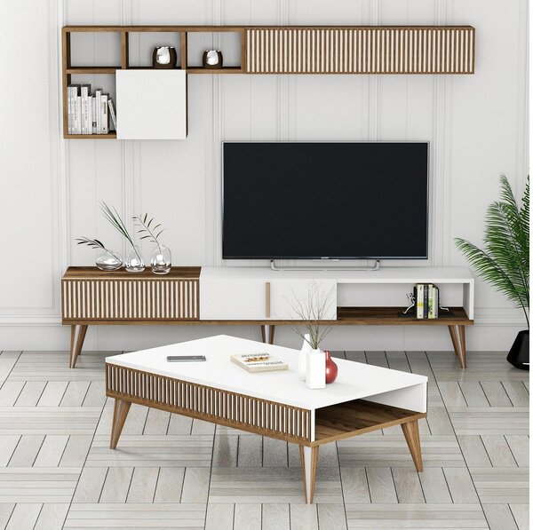 Set mobilier living Millano 1 (nuc + alb). 1102359