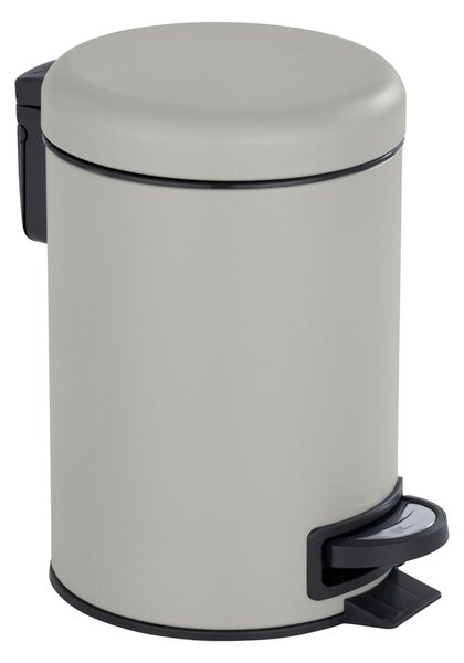 Coș de gunoi cu pedală Wenko Leman, 3 l, gri