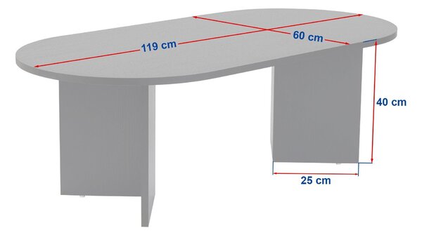 Măsuță cafea Sublime (nuc). 1127452
