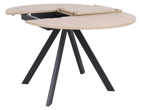 Masă extensibilă Tavo (100-140x100 cm), stejar natural