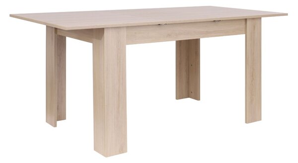 Masă de dining extensibilă Palermo, stejar natural (120-160x80 cm)