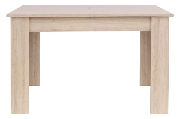 Masă de dining extensibilă Palermo, stejar natural (120-160x80 cm)