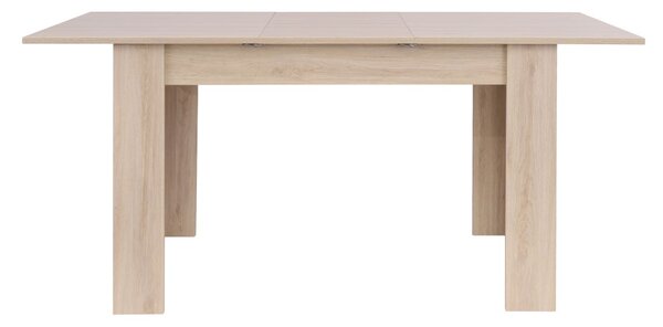 Masă de dining extensibilă Palermo, stejar natural (120-160x80 cm)