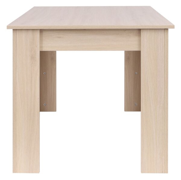 Masă de dining extensibilă Palermo, stejar natural (120-160x80 cm)