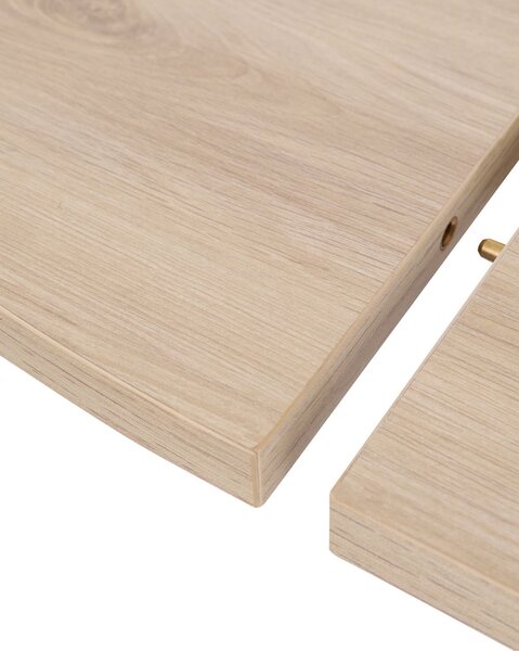 Masă extensibilă Tavo (100-140x100 cm), stejar natural