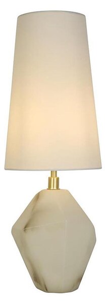 Lampă de masă Searchlight APEX EU88250WH, 1x E27/60W/230V, alb/gri