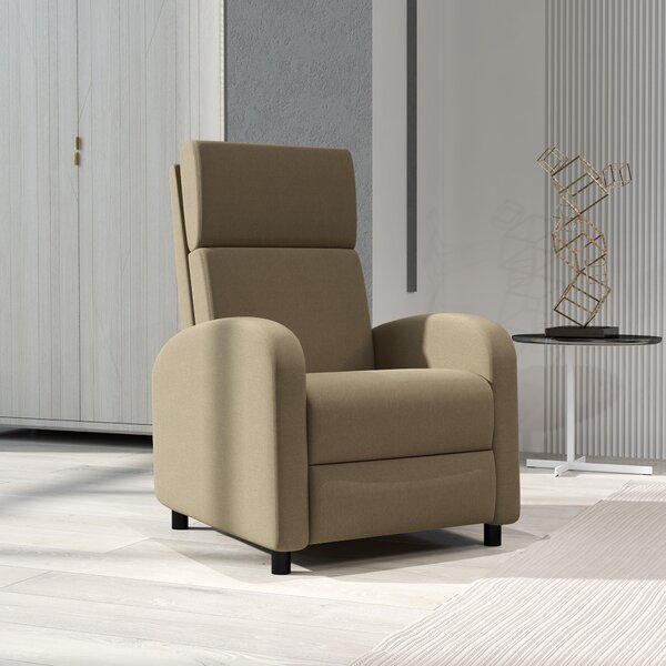 Fotoliu Relax HOMCOM Înclinabil Manual la 160° cu Suport pentru Picioare, Fotoliu Ergonomic Tapițat în Material Efect de In pentru Dormitor, Birou, Living și Sufragerie, Bej | Aosom Romania