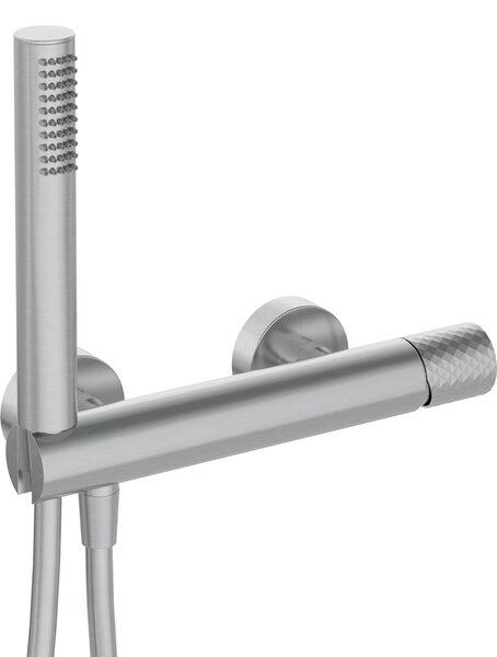 Deante Silia, baterie de dus cu set de dus, otel, BHS_F41M