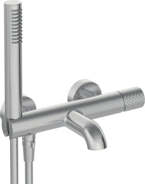 Deante Silia, baterie cada cu set de dus, otel, BHS_F11M