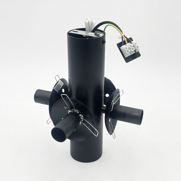 Plafonieră SFERIO 4xE14/5W/230V negru/transparent