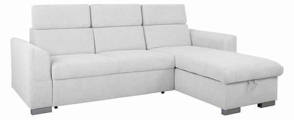 Colțar Boston 712, Funcția de dormit, Spațiu de depozitare, 243x186x98cm, 125 kg, Picioare: Lemn, Plastic