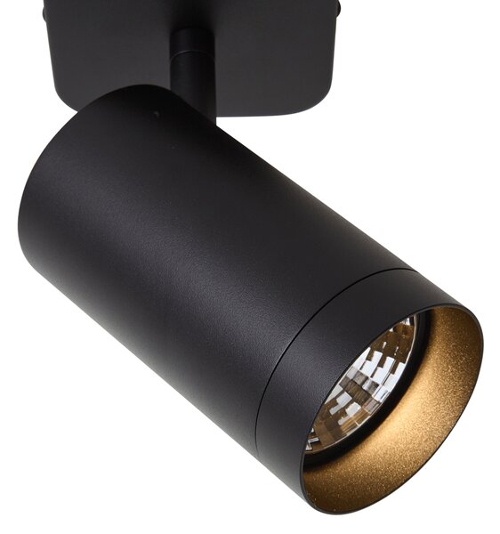 Plafonieră modernă neagră GU10 70mm - Jeana Luxe