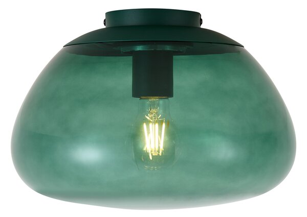 Plafonieră de design verde cu sticlă verde - Giselle