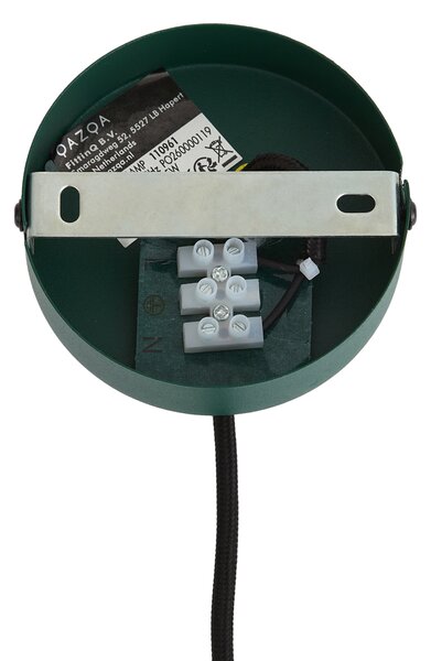 Pendul retro verde cu sticlă verde - Giselle