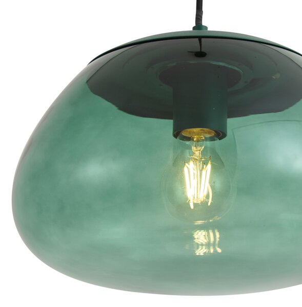 Pendul retro verde cu sticlă verde - Giselle