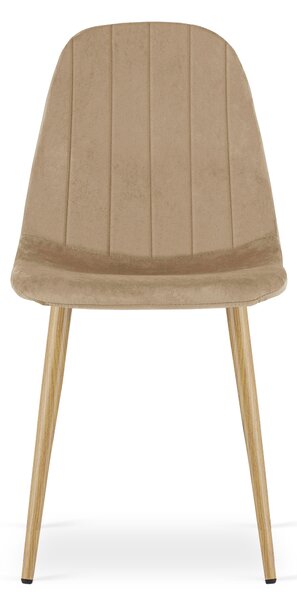Scaun de masa PADVA VELVET, maro