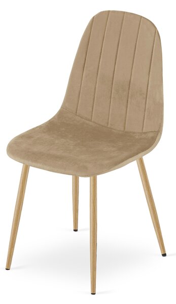 Scaun de masa PADVA VELVET, maro