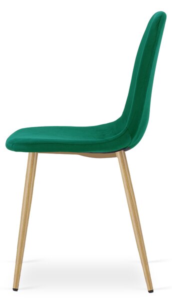 Scaun de sufragerie PADVA VELVET, verde