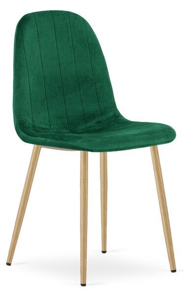 Scaun de sufragerie PADVA VELVET, verde
