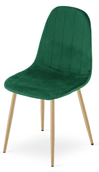 Scaun de sufragerie PADVA VELVET, verde