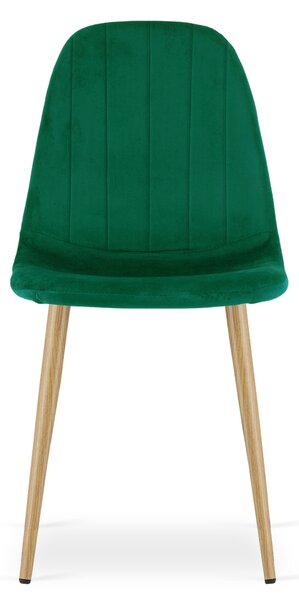 Scaun de sufragerie PADVA VELVET, verde