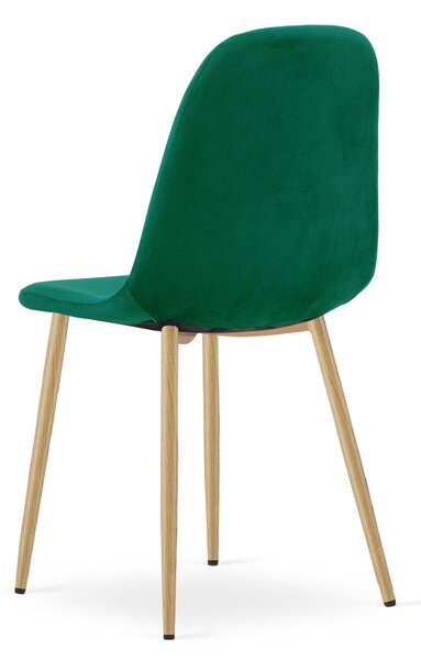 Scaun de sufragerie PADVA VELVET, verde