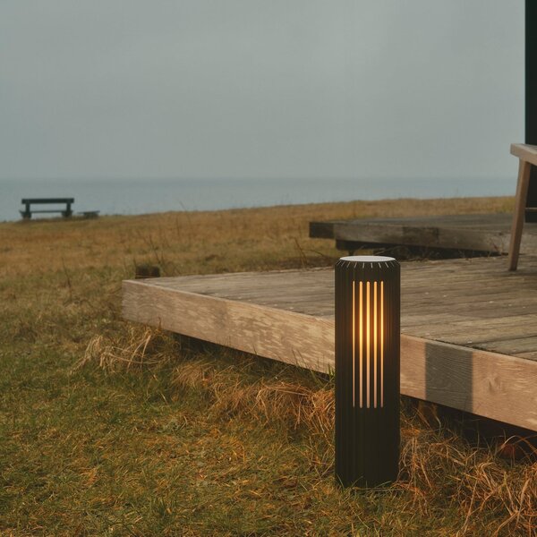 Nordlux Lampă cu soclu Aludra 45 Seaside, aluminiu, negru, reglabil, Negru, Aluminiu