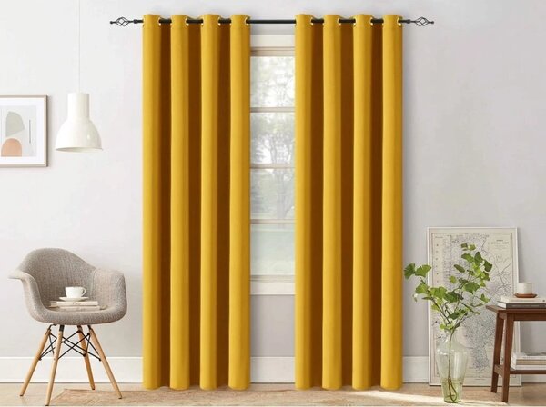 Draperie OXFORD 140x270 cm, galben Agatat: Rejansa